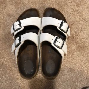 White Birkenstocks size 36